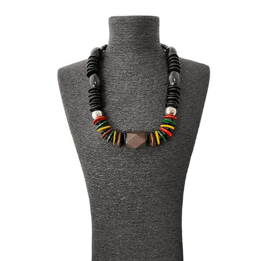 Fancy Wooden Necklace